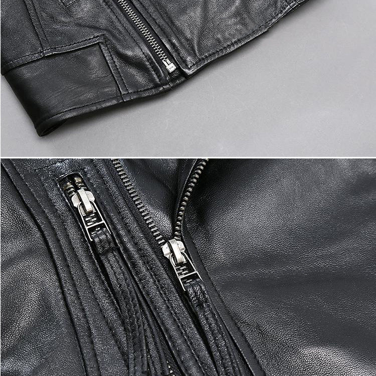 Cool Sheep Skin Motorcycle Short Jackets for Women-Coats & Jackets-Free Shipping at meselling99