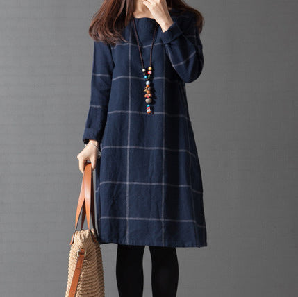 Vintage Cotton Linen Women Dresses--Free Shipping at meselling99
