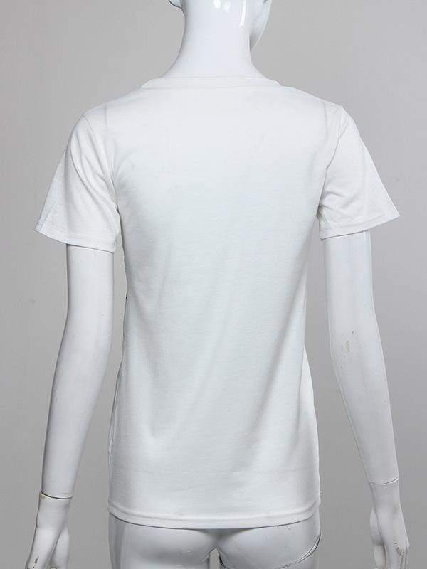 Meselling99 Sun Picture Printed White T-shirt-Tees & Tanks-Free Shipping at meselling99