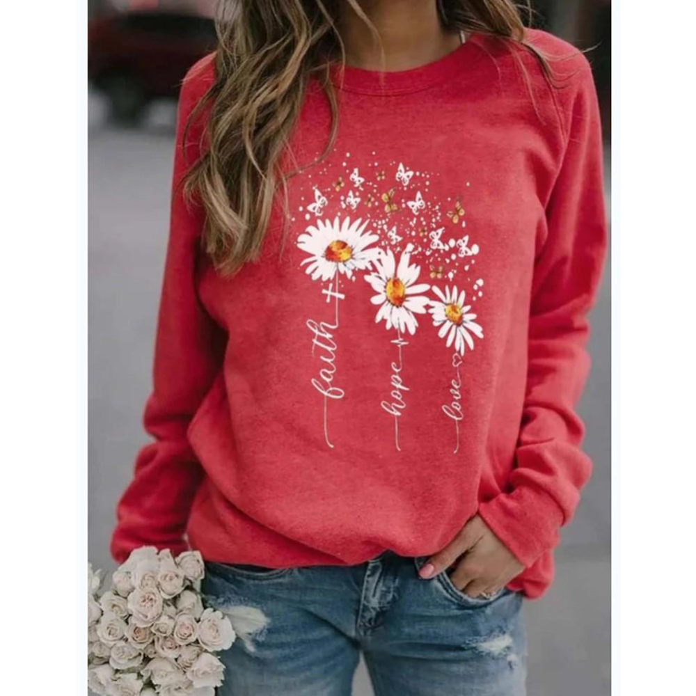 Fall Round Neck Leisure Loose Sweaters--Free Shipping at meselling99