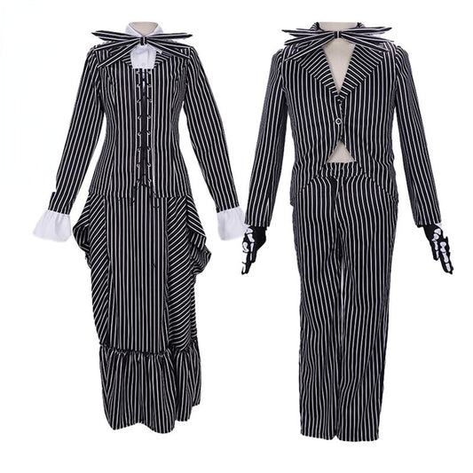 Halloween Jack Skeleton Costume Sets-Suits-Free Shipping at meselling99