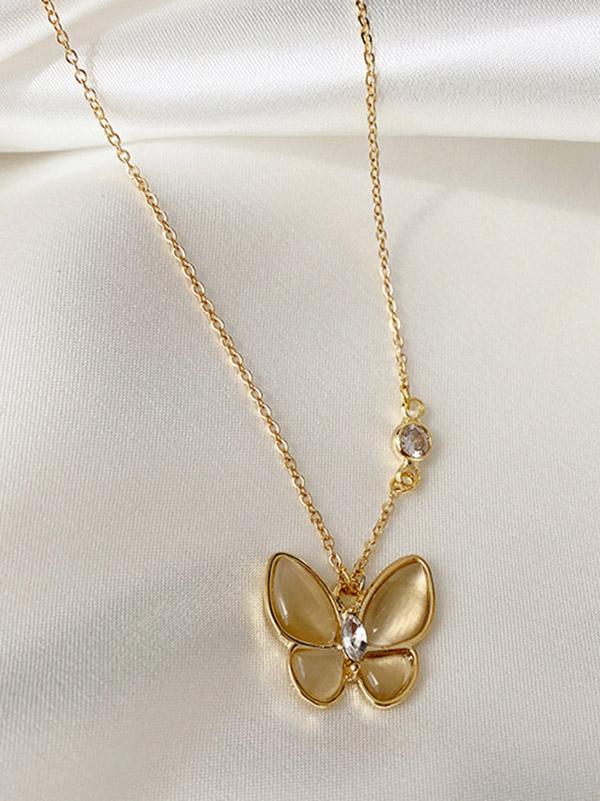 Meselling99 Butterfly Necklace-Necklaces-SAME AS PICTURE-Free Shipping at meselling99