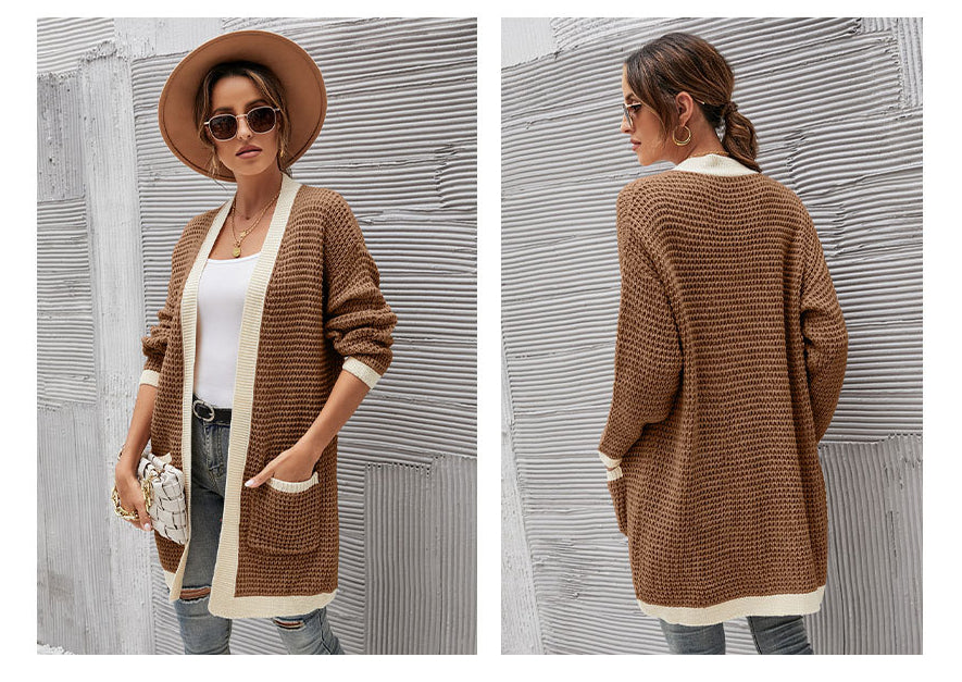 Casual Knitted Long Sleeves Women Overcoat-Shirts & Tops-Free Shipping at meselling99
