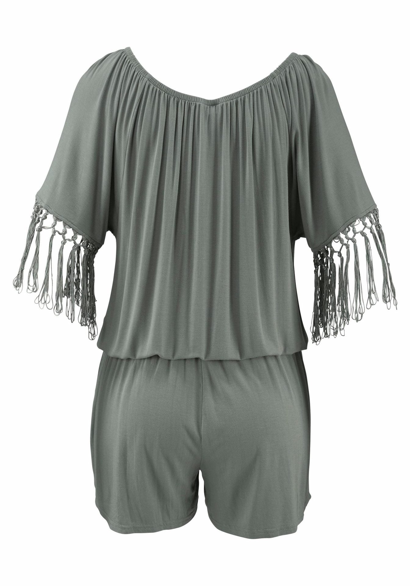 Summer Casual Short Jumpsuit & Rompers with Tassels-Jumpsuits & Rompers-Free Shipping at meselling99