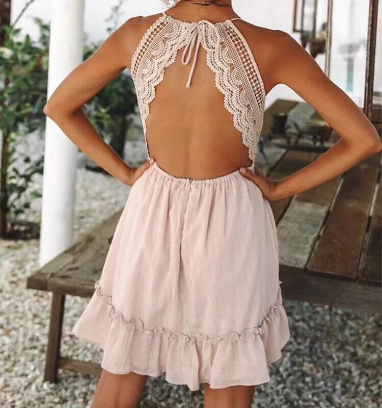 Sexy Backless Mini Dresses-Sexy Dresses-Free Shipping at meselling99