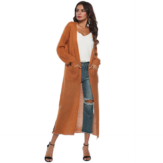 Casual Long Knitted Cardigan Thin Outerwear-Outerwear-Free Shipping at meselling99
