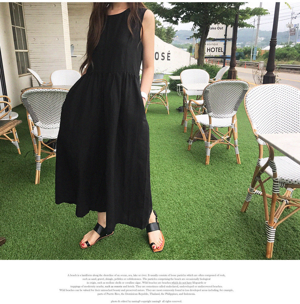 Casual Summer Linen Loose Jumpsuits--Free Shipping at meselling99