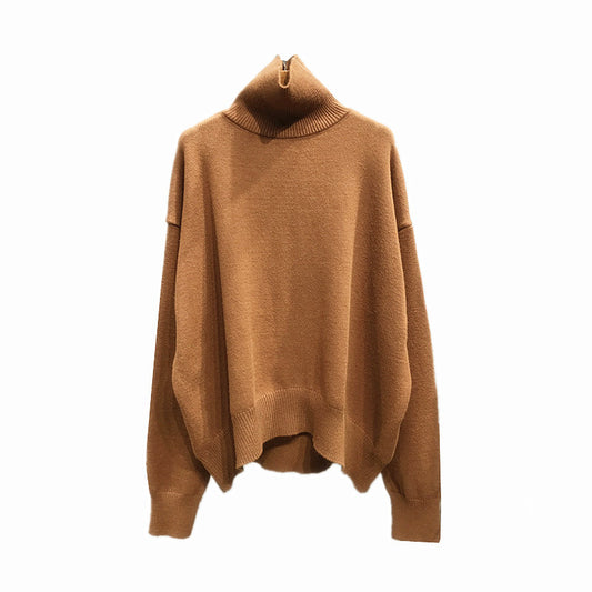 Women High Neck Cozy KnittedPullover Sweaters