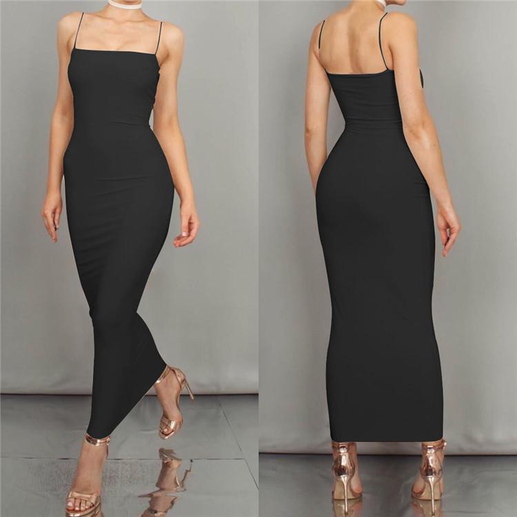 Sexy Party Long Bodycon Dresses-Sexy Dresses-Black-S-Free Shipping at meselling99