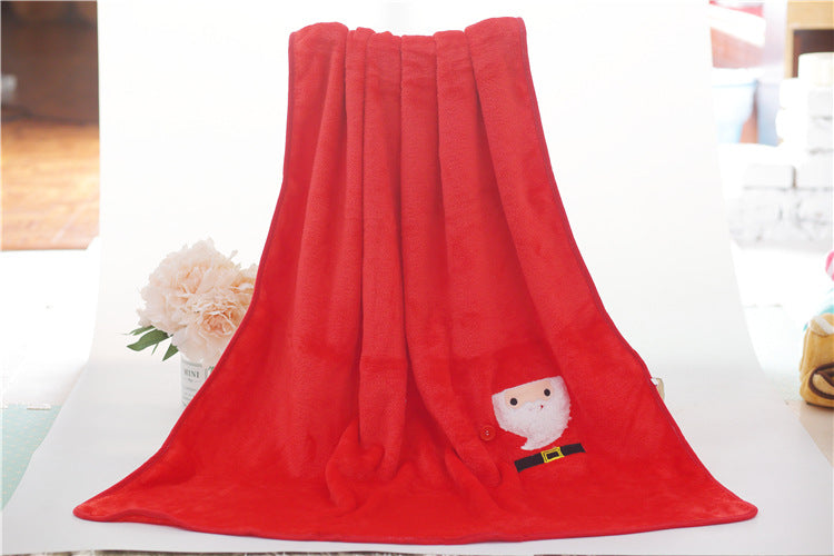 Cute Merry Christmas Double Fleece Blankets-Blankets-Free Shipping at meselling99
