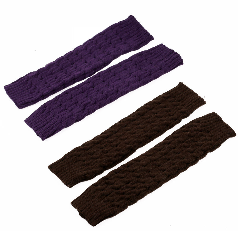 2 Pairs/set 40 cm Long Knitted Socks for Women-socks-Free Shipping at meselling99