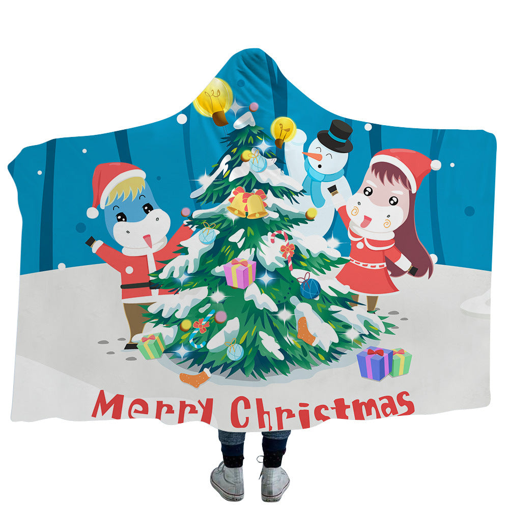 Merry Christmas Magic Hats Throw Blankets-Blankets-5-50*60 inches-Free Shipping at meselling99