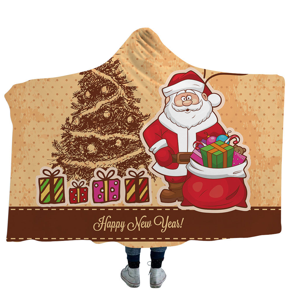 Merry Christmas Magic Hats Throw Blankets-Blankets-25-50*60 inches-Free Shipping at meselling99