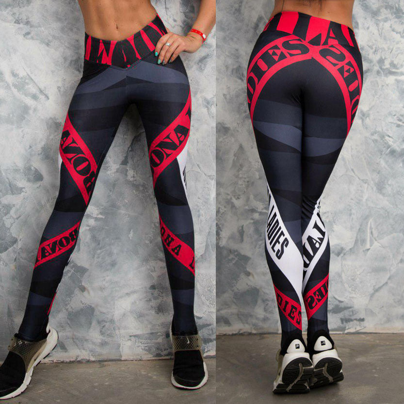 Sexy Geometry Design Yoga Leggings-Activewear-Free Shipping at meselling99