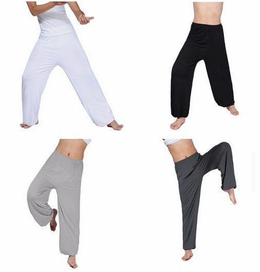 Casual Men's Yoga Cotton Cozy Pants-Men Yoga Pants-Free Shipping at meselling99