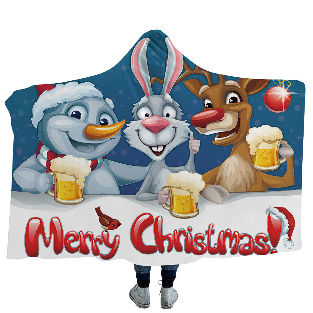 Merry Christmas Magic Hats Throw Blankets-Blankets-27-50*60 inches-Free Shipping at meselling99