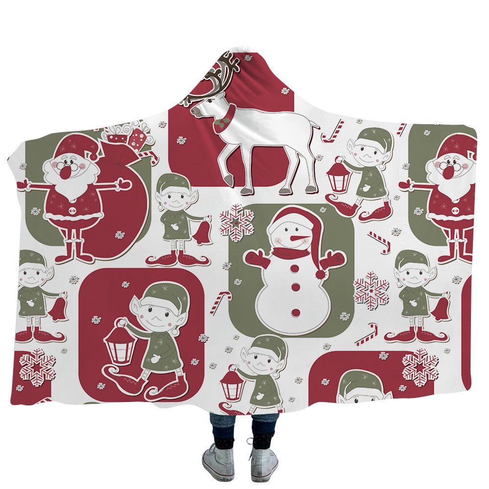 Merry Christmas Magic Hats Throw Blankets-Blankets-11-50*60 inches-Free Shipping at meselling99