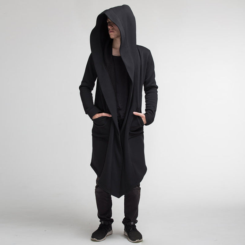 Men's Fall Cape Cardigan Hoodies M1004-Men Outerwear-Free Shipping at meselling99