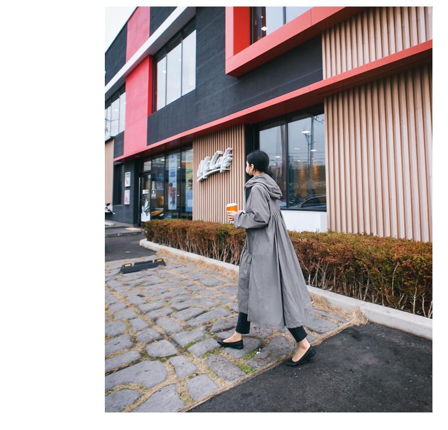Women Loose Chic Midi Length Plus Size Wind Coats-Women Overcoat-Free Shipping at meselling99