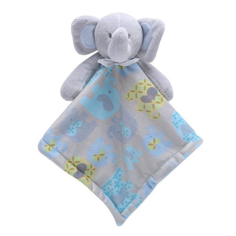 Cartoon Animal Elephant Soft Plush Baby Comfort Blanket Toy--Free Shipping at meselling99