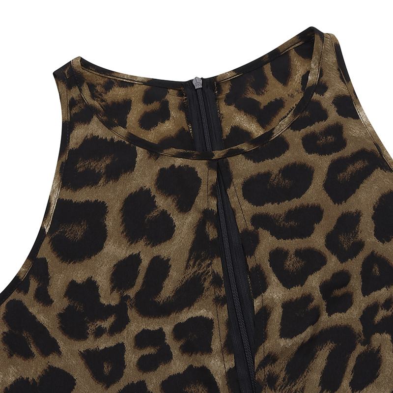 Sexy Leopard Plus Size Women Casual Rompers--Free Shipping at meselling99