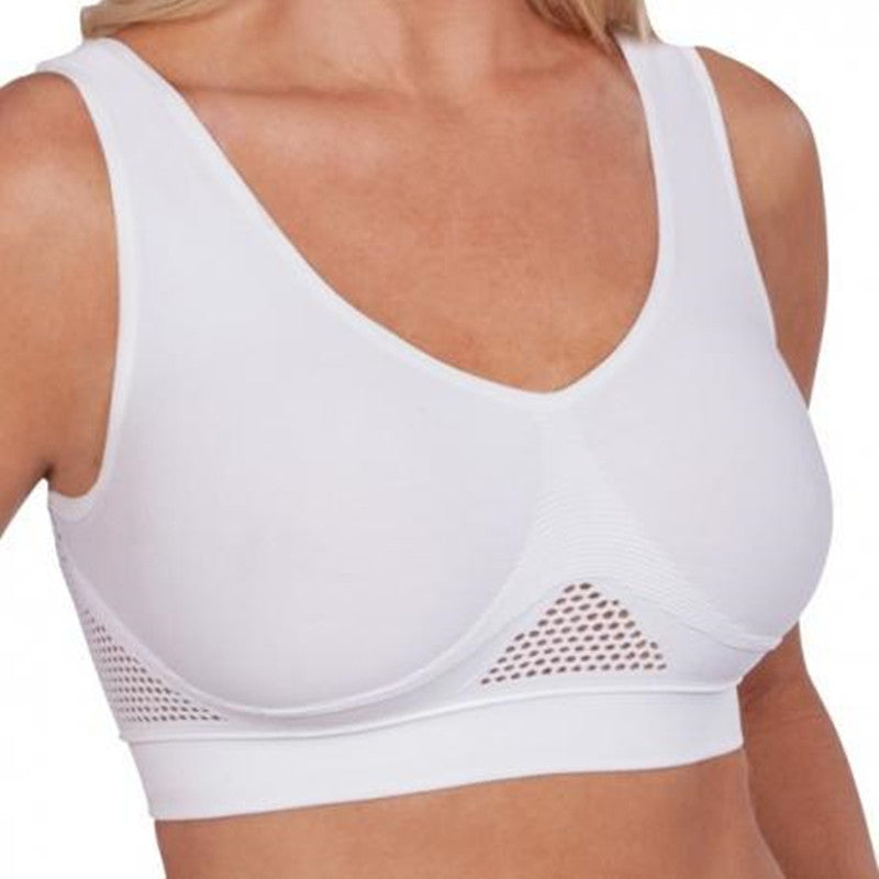 Posture Corrector Lift Up Bra Breathable Yoga Underwear Fitness Vest Bras-White-L-Free Shipping at meselling99