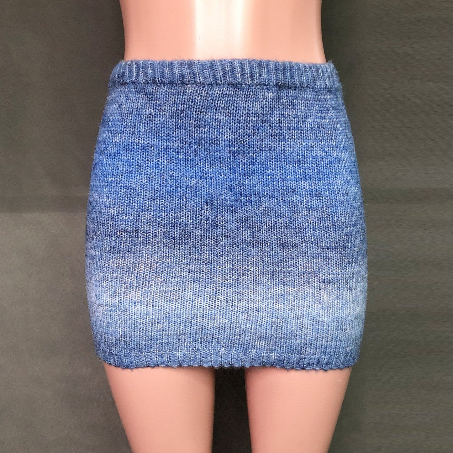 New Women Sheath Rainbow Knitting Skirt-Mini Dresses-Free Shipping at meselling99