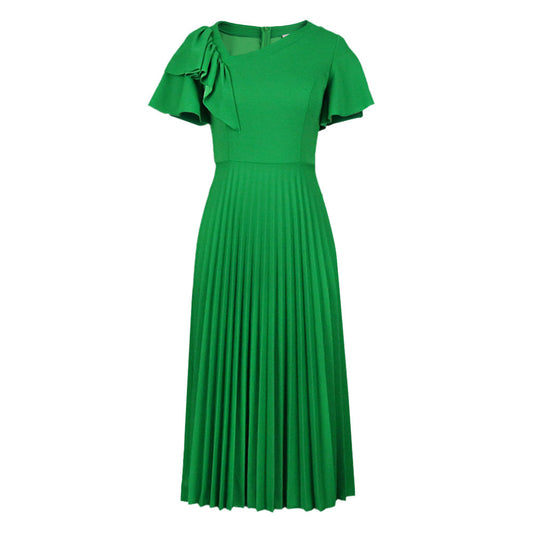 Elegant Dress Elegant Ruffled Summer Short Sleeves Dresses-Dresses-Free Shipping at meselling99