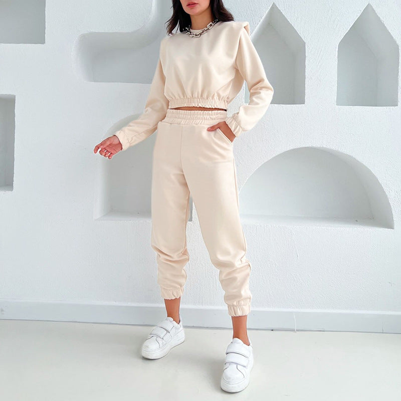 Casual Spring Sports Suits for Women-Suits-White-S-Free Shipping at meselling99