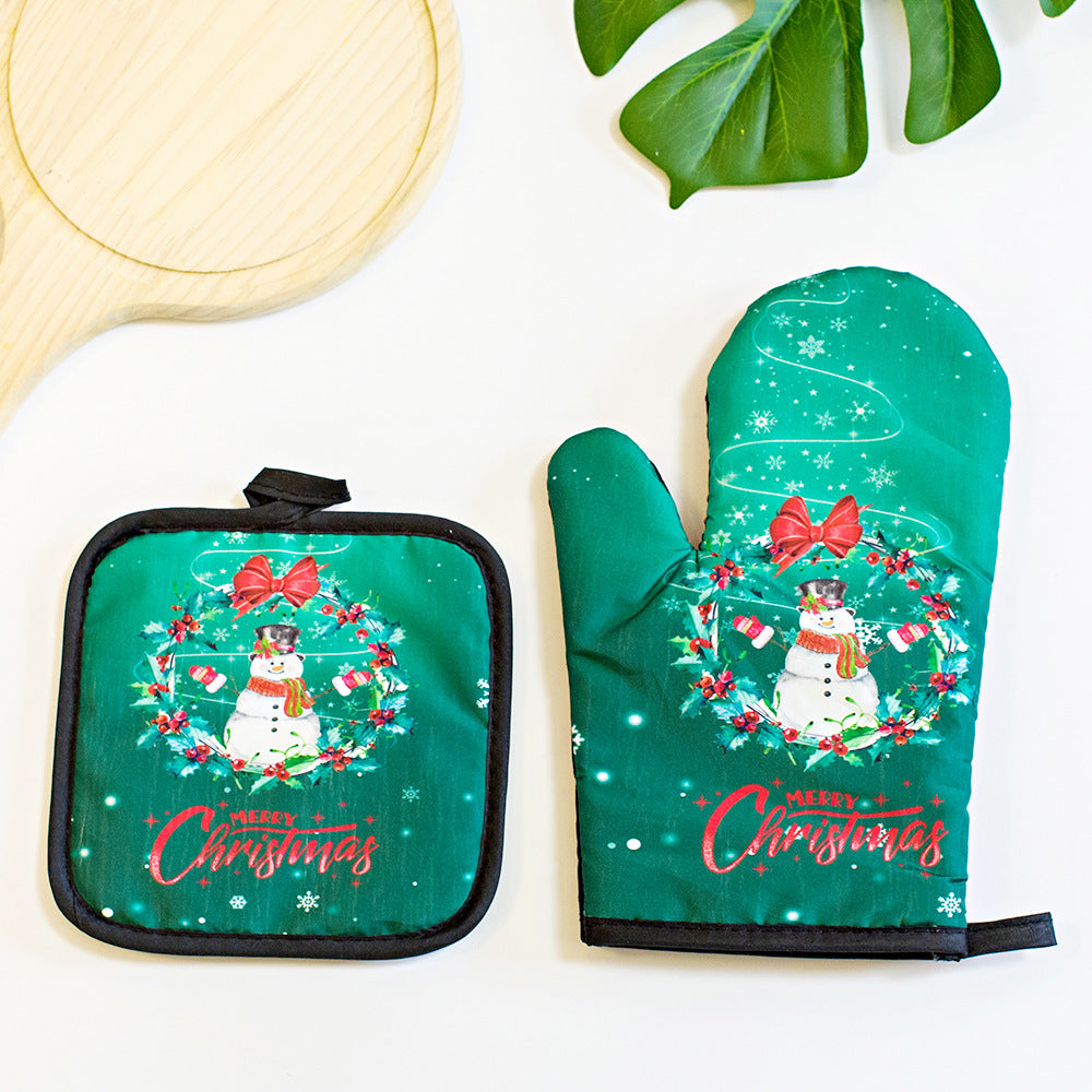 Buy One Get One Christmas Kitchen Oven Gloves-14-Free Shipping at meselling99