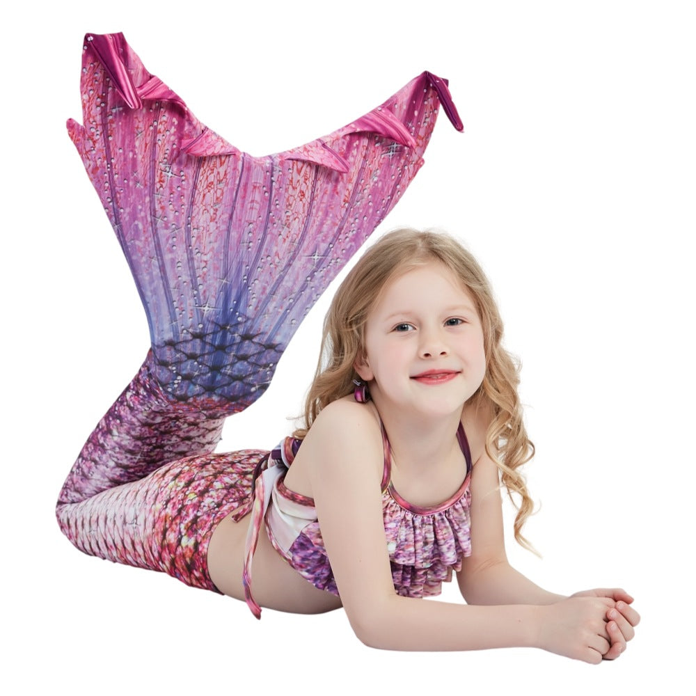Gorgeous Three Pieces Mermaid Style Swimsuits-Swimwear-Free Shipping at meselling99