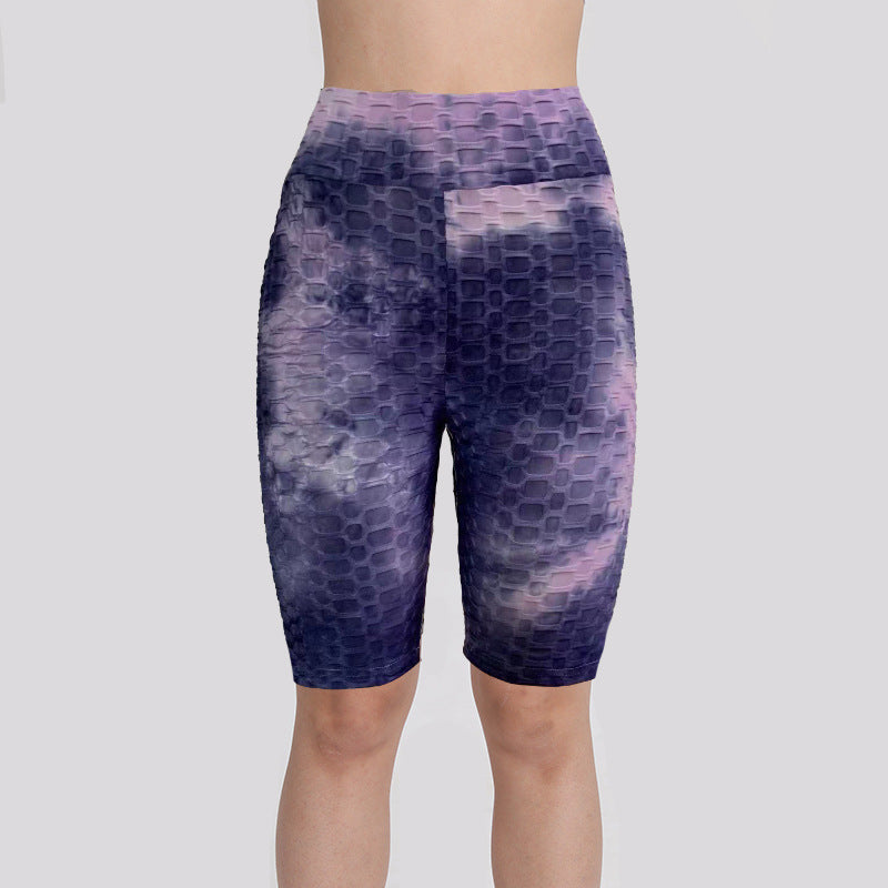 Women Dyed Sports Yoga Five Cents Pants-Activewear-4-S-Free Shipping at meselling99