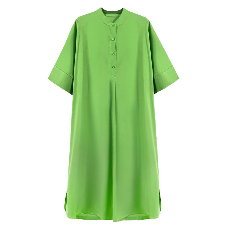 Summer Plus Sizes Long Cozy Dresses-Dresses-Green-One Size-Free Shipping at meselling99