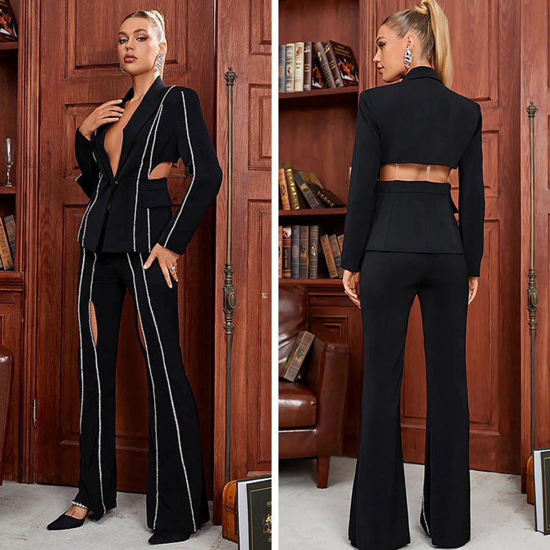 Luxury Designed Hollow Out Two Pieces Women Outfits Set-Outfit Sets-Free Shipping at meselling99