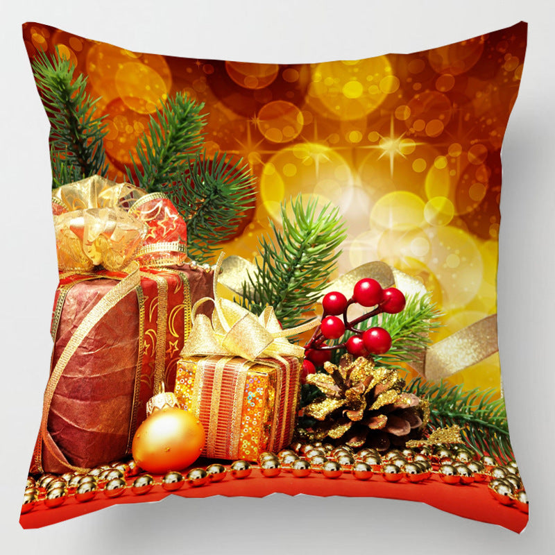5pcs/Package Merry Christmas Santa Claus Pillow Case-pillowcase-B202208201-7-Velvet 45*45 cm-Free Shipping at meselling99