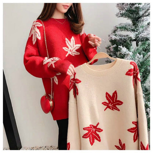 Casual Women Winter Knitted Pullover Sweaters-Shirts & Tops-Free Shipping at meselling99
