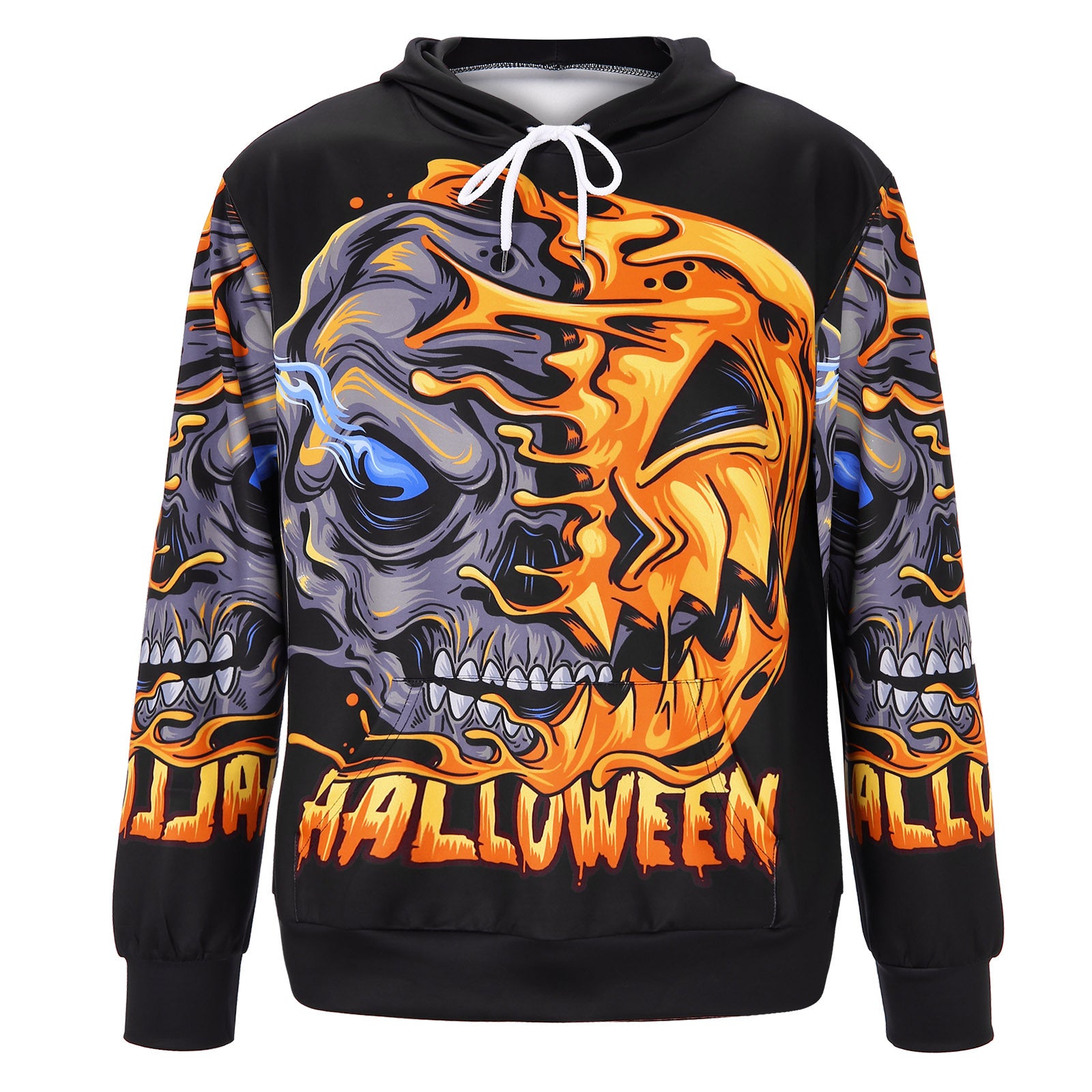 Happy Halloween Drawstring Hoodies for Winter--Free Shipping at meselling99
