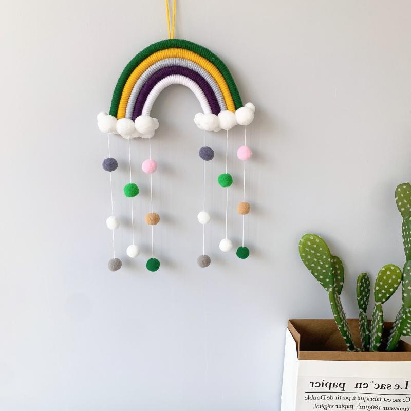 Weaving Rainbow Hanging Decoration for Kids Room--Free Shipping at meselling99