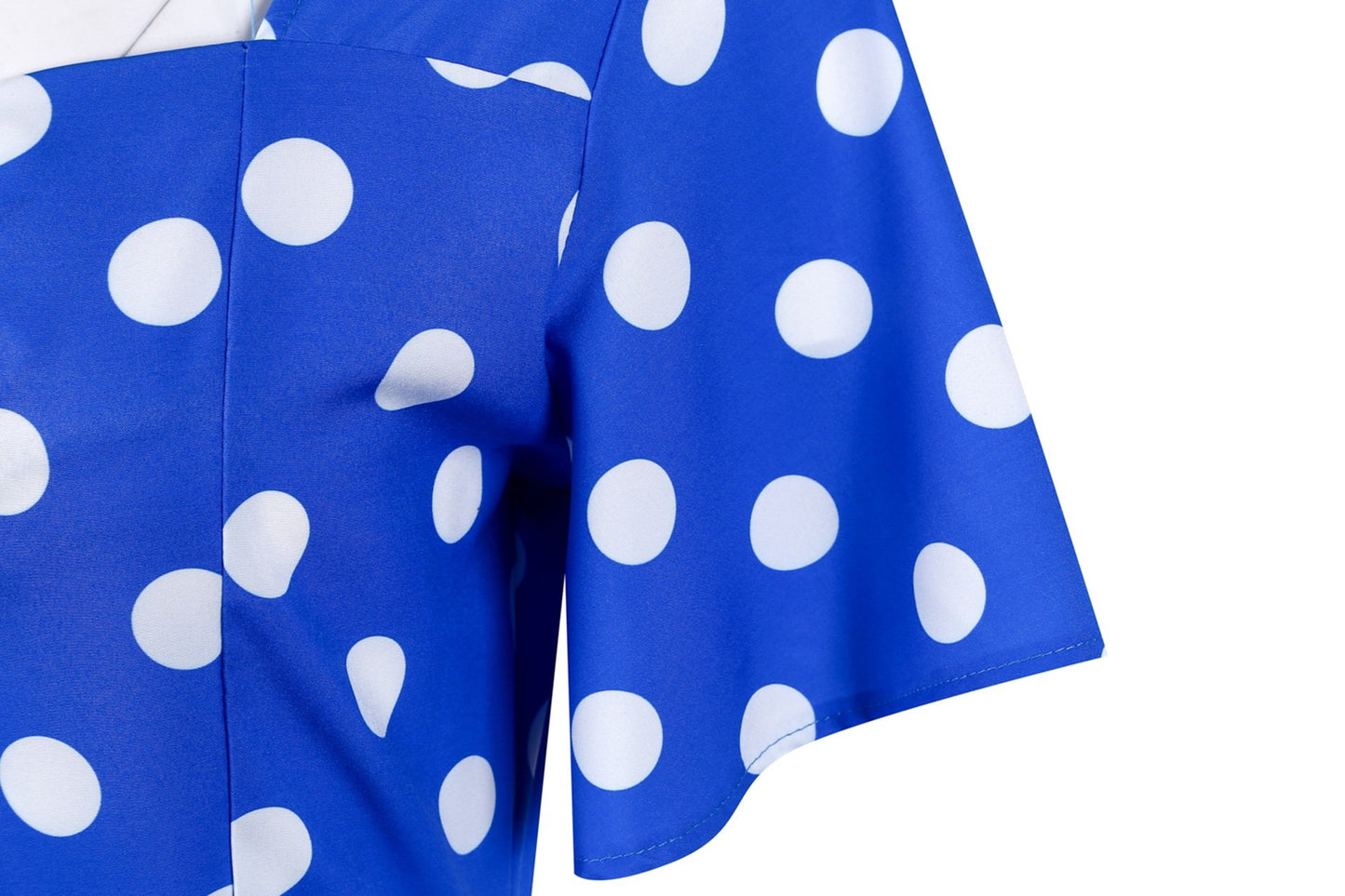 Retro Dot Print Short Sleeves Short Dresses-Vintage Dresses-Free Shipping at meselling99