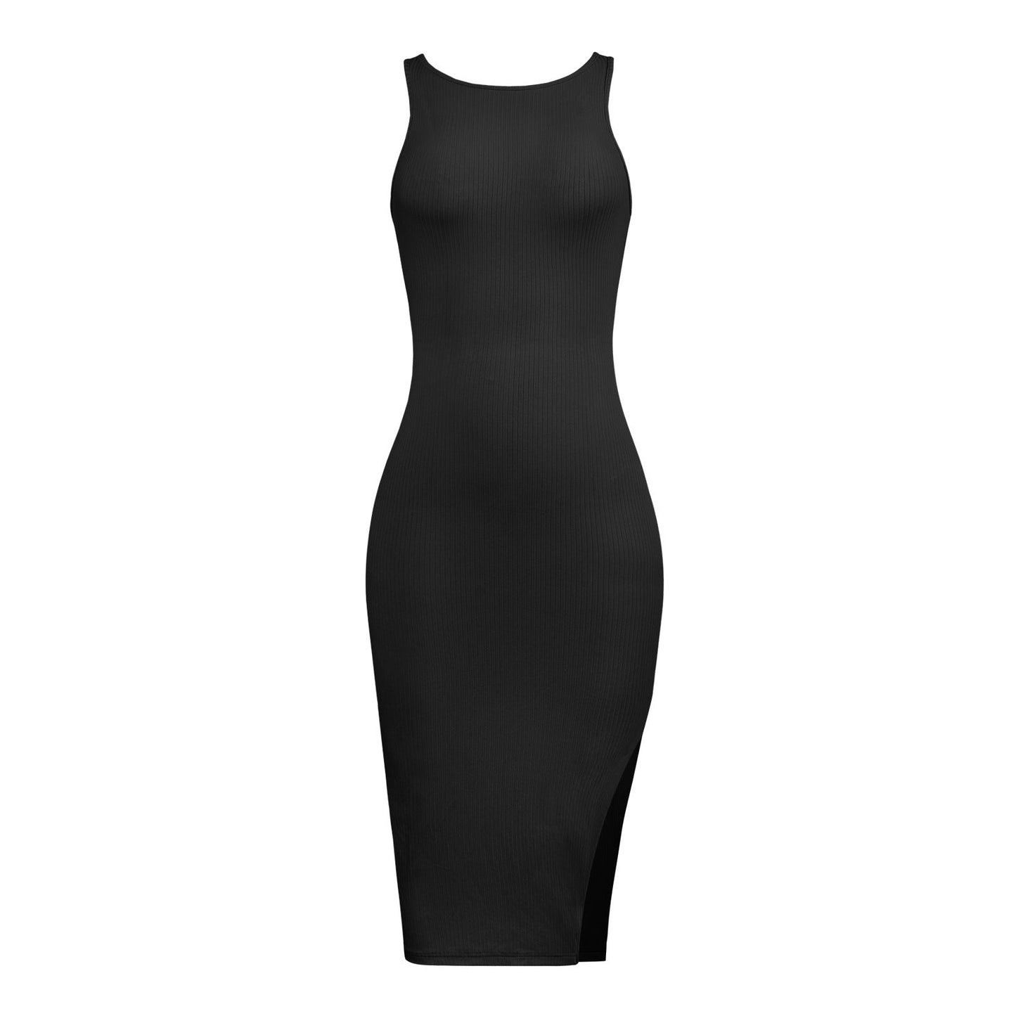 Sexy Sleeveless Sheath Knitted Dresses-Dresses-Free Shipping at meselling99