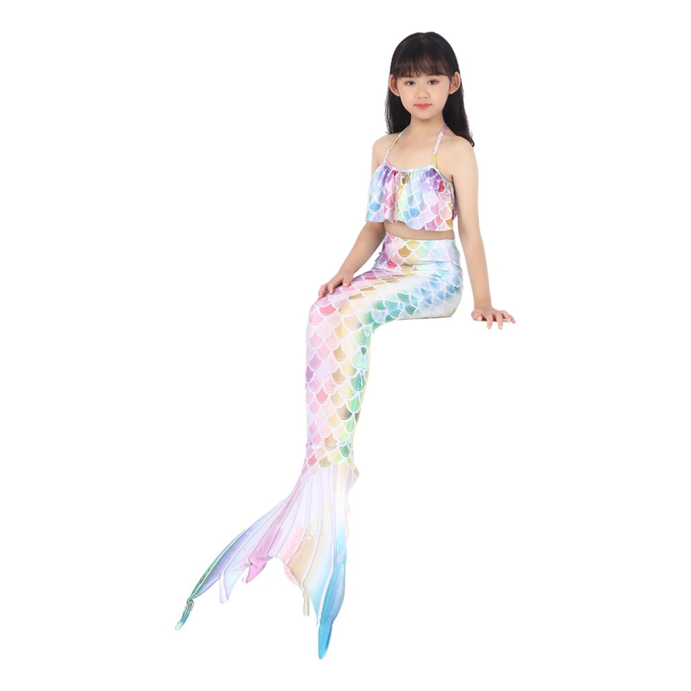 Gorgeous Three Pieces Mermaid Style Swimsuits-Swimwear-E514-110（105-115cm)-Free Shipping at meselling99