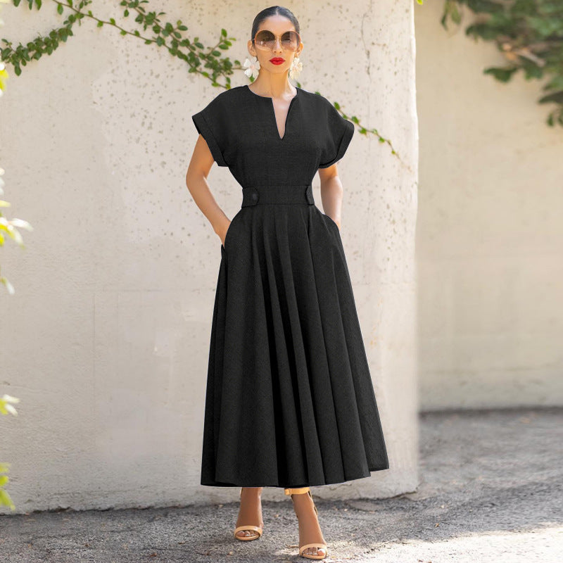 Elegant Summer Vintage Dresses-Dresses-Free Shipping at meselling99