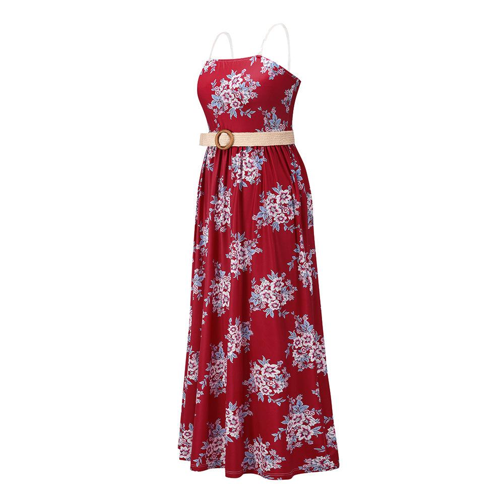 Women Strapless Summer Long Bohemia Dresses-Maxi Dresses-Free Shipping at meselling99