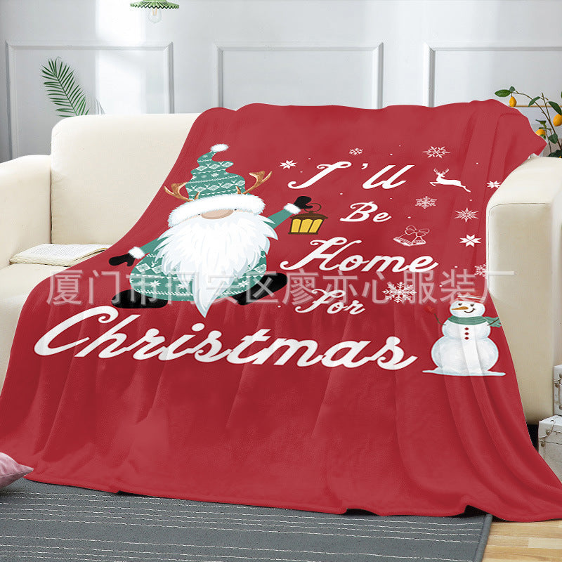 Merry Christmas Fleece Throw Blankets-Blankets-Free Shipping at meselling99