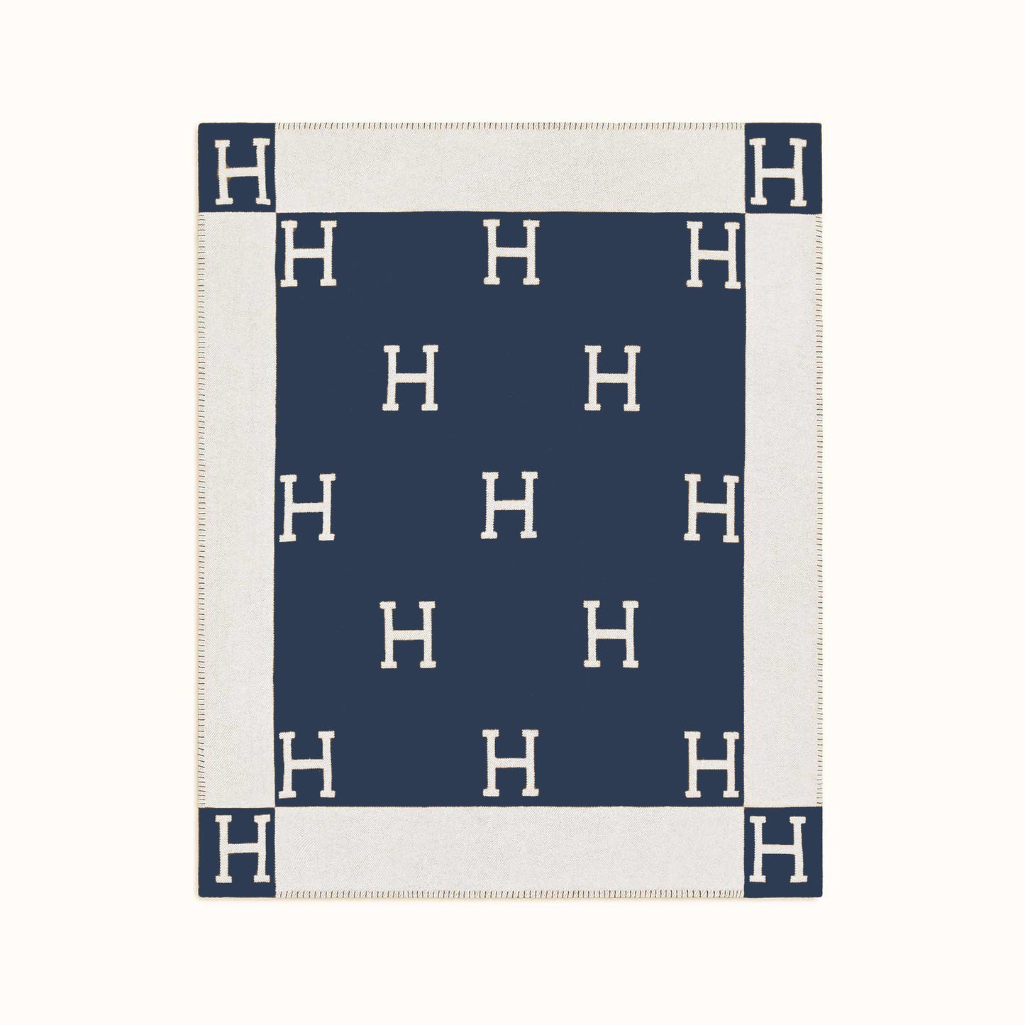 H Letter Design Wool Warm Thick Blanket-11-135*170CM-Free Shipping at meselling99