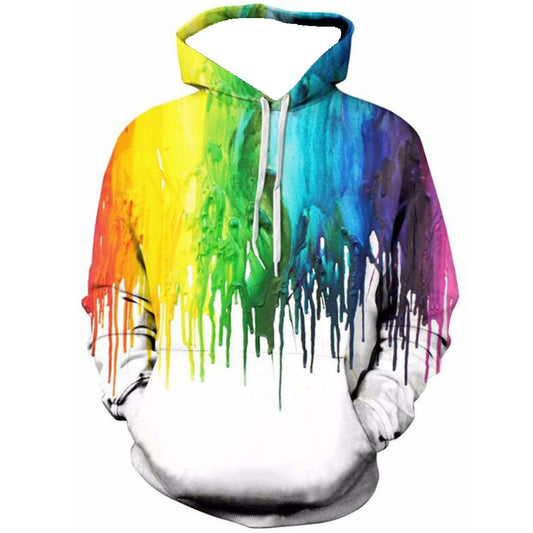 Casual Round Neck 3D Print Hoodies for Lovers-Men Hoodies-Free Shipping at meselling99