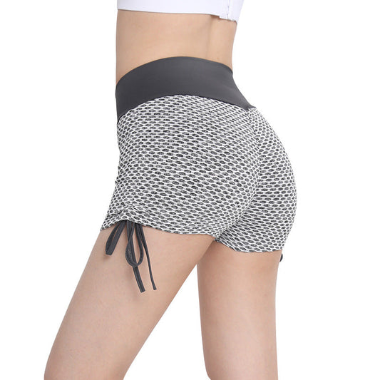 Sexy Drawstring High Waist Sports Shorts for Women-Activewear-Free Shipping at meselling99