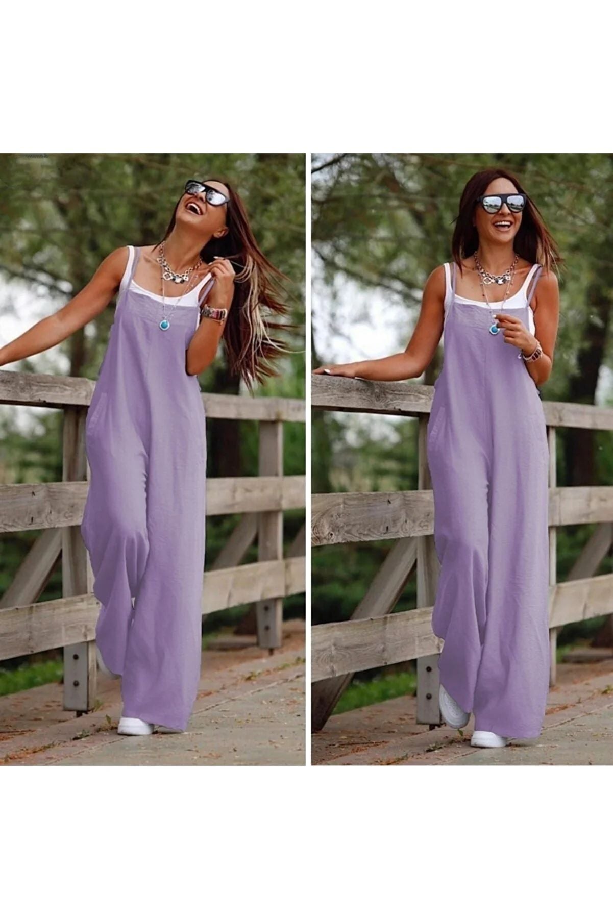 Casual Summer Jumpsuits with Pocket-Jumpsuits & Rompers-Pink-S-Free Shipping at meselling99