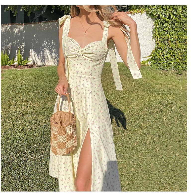 Summer Sexy Straps Backless Long Dresses-Casual Dresses-Free Shipping at meselling99