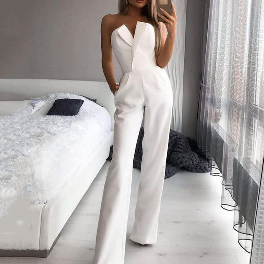 Summer Sleeveless Bodycon Jumpsuits--Free Shipping at meselling99